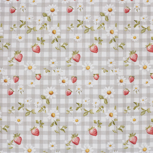 Cotton Poplin fabric Grey 
