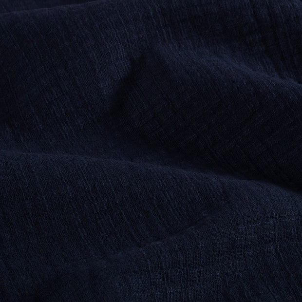 Muslin fabric Unicolour Navy
