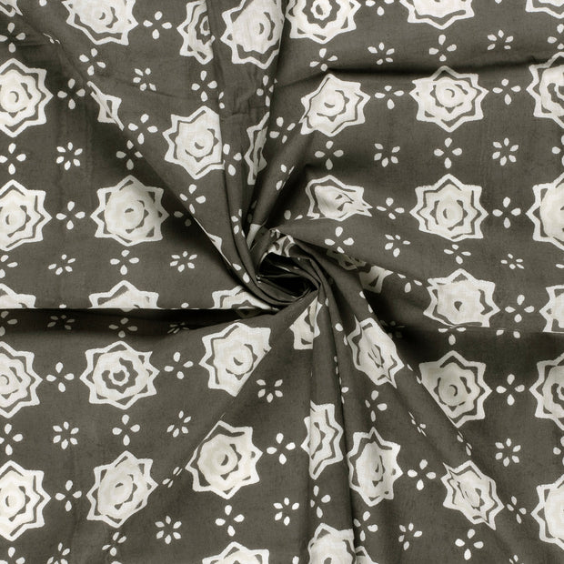 Voile tela Gris estampado 