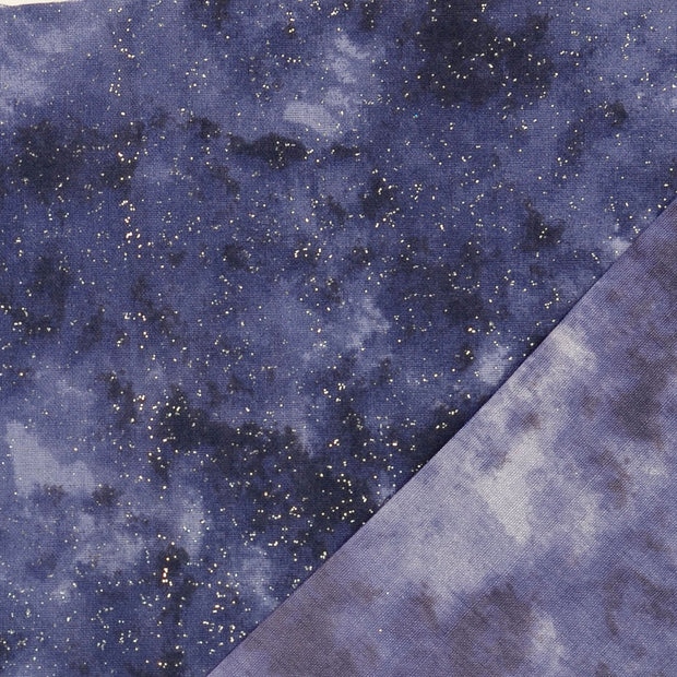  tela Batik estampado con brillantina 