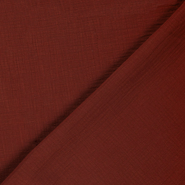 Muslin fabric Unicolour slub 