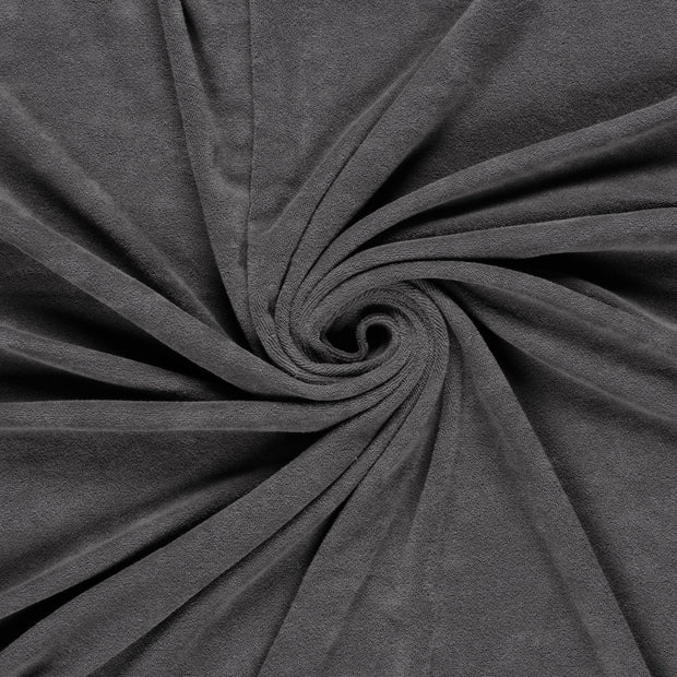 Stretch terry fabric Grey 