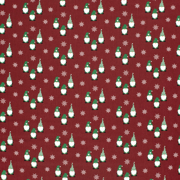 Cotton Poplin fabric Red 