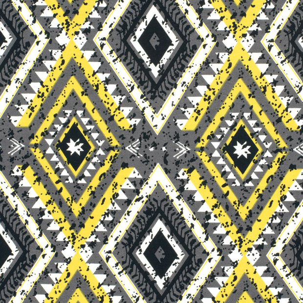 Viscose Jersey fabric Abstract Grey