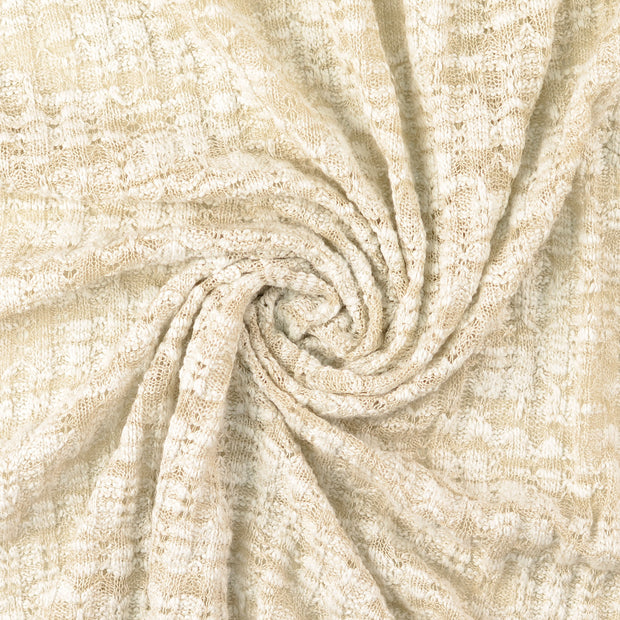 Heavy Knit fabrik Nude 