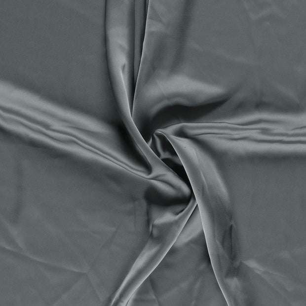 Satin fabric Dark Grey 