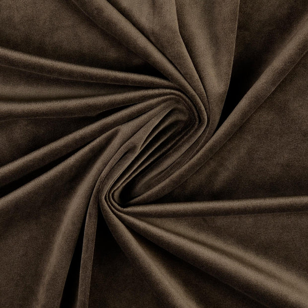 Velours fabric Brown 
