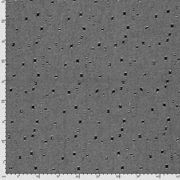 Denim fabric Unicolour Black