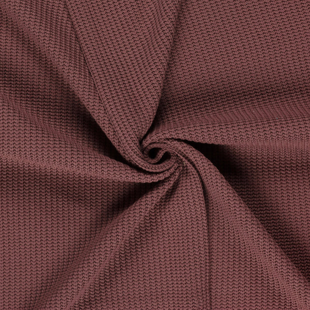 Heavy Knit tissu Vieux rose 