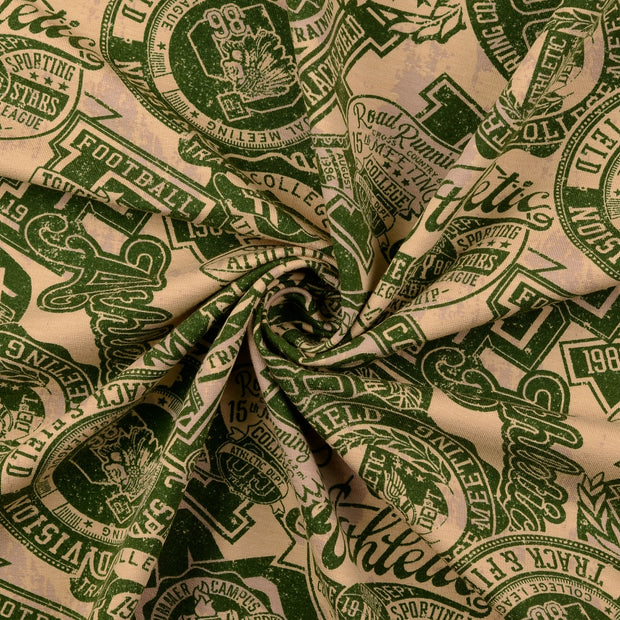 French Terry fabric Green 