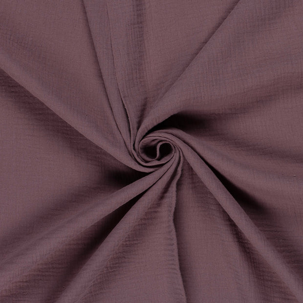 Muslin fabric Mauve 