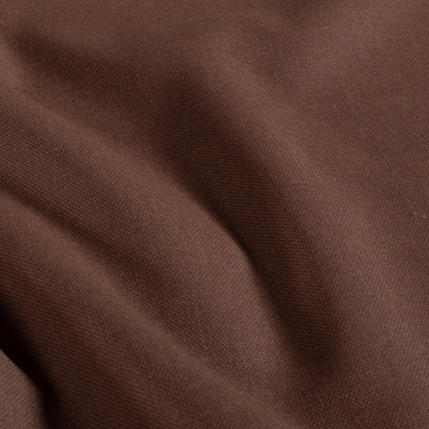 Linen Look fabric Unicolour Brique