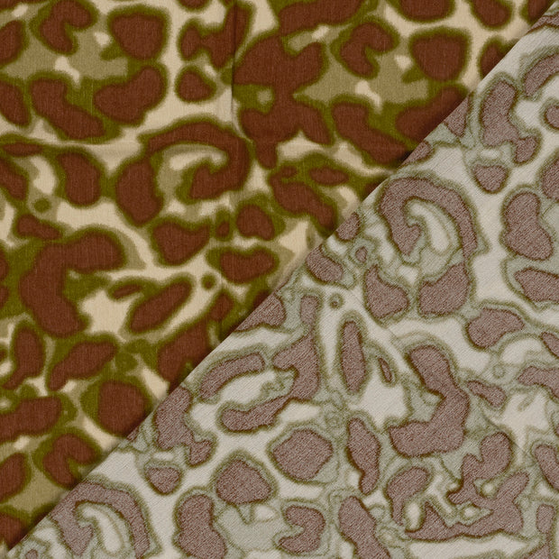 Satin fabrik Abstrakt bedruckt 