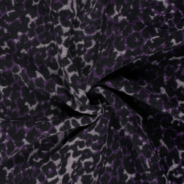 Jacquard fabric Aubergine 