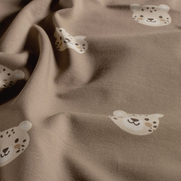 Jersey fabrik Tiger Beige