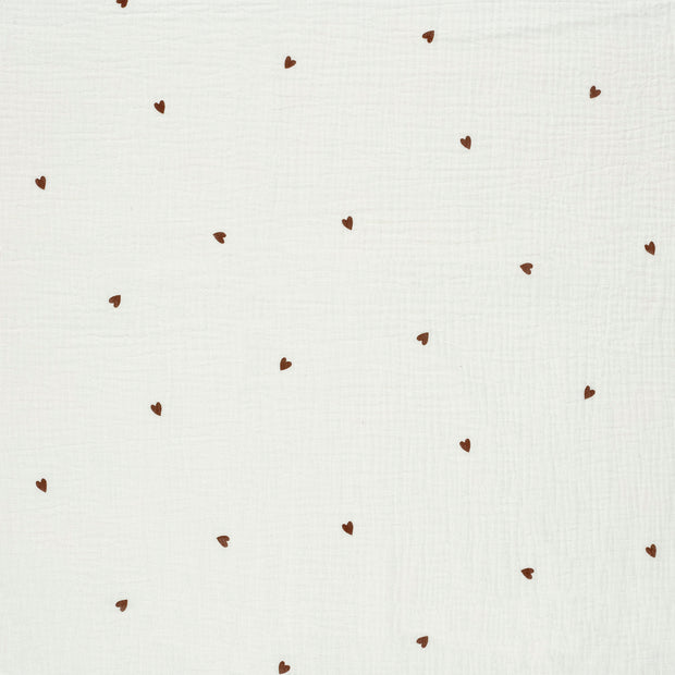 Muslin fabric Off White matte 