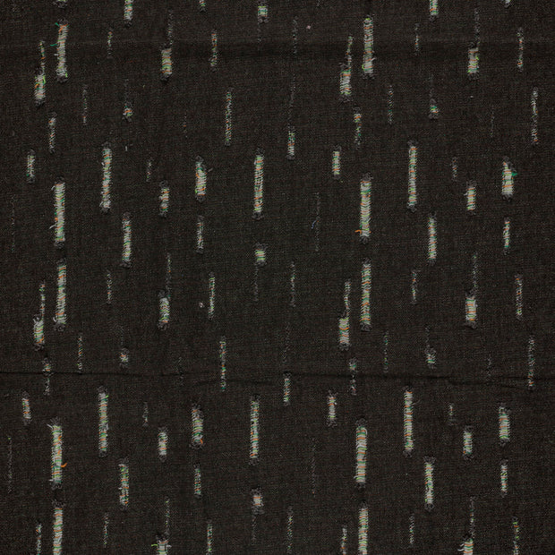 Denim fabric Black matte 