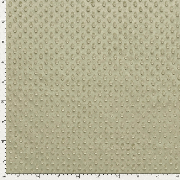 Minky fabric Unicolour Olive Green