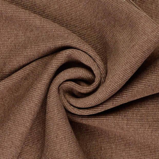 Heavy Knit fabrik Braun 
