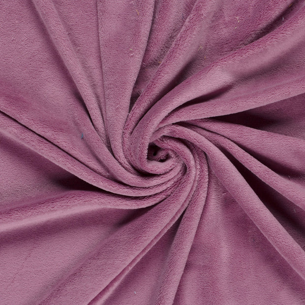 Coral Fleece fabric Old Pink 