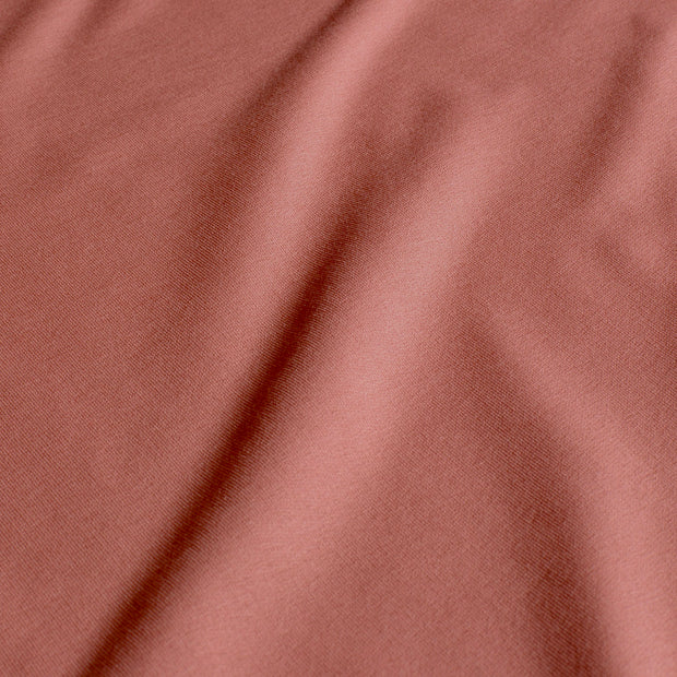 French Terry GOTS organic fabric Unicolour Old Pink