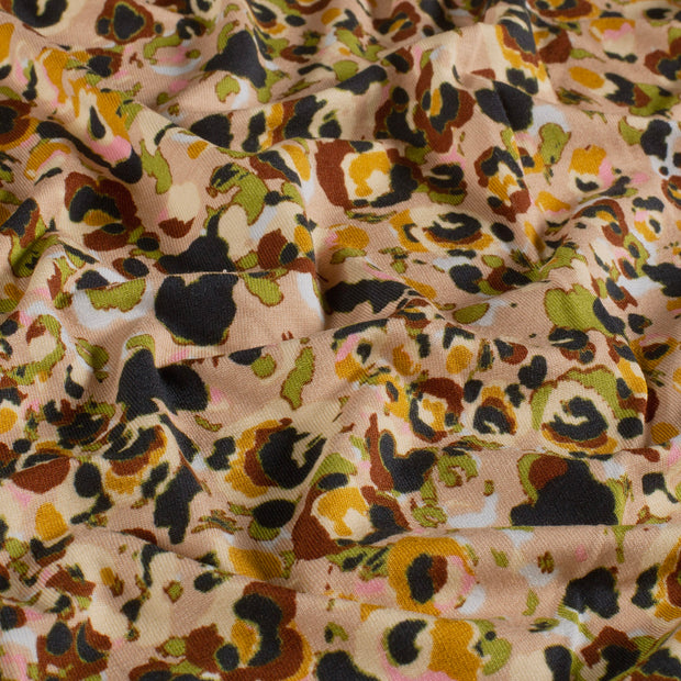 Viscose Vortex Jersey fabrik Abstrakt 
