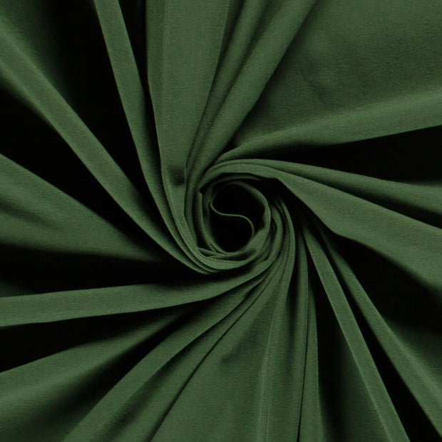 Jersey fabric Unicolour Dark Green
