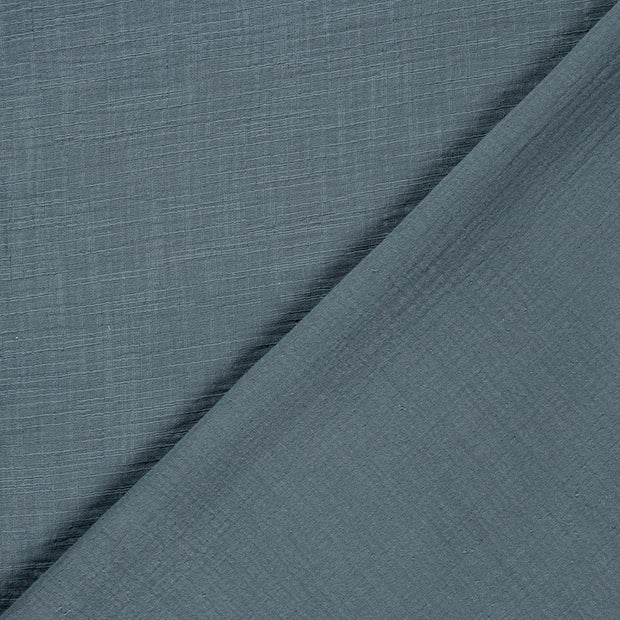 Muslin fabric Unicolour slub 