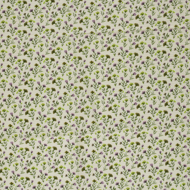 Waffelpiqué fabrik Mint matt 