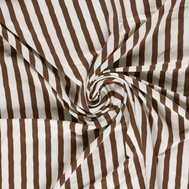 French Terry fabric Off White printed 