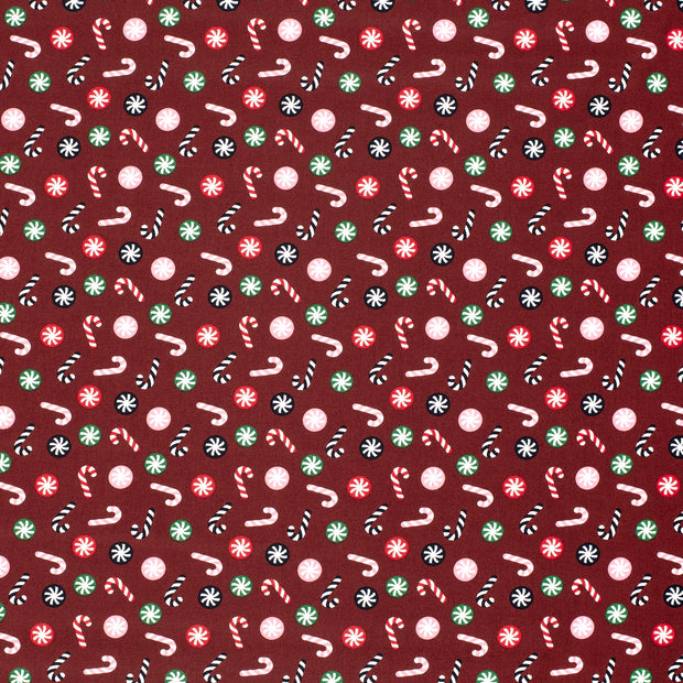 Cotton Poplin fabric Red 
