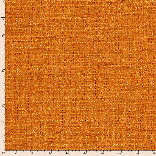 Jacquard fabric Unicolour Brique