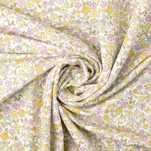 French Terry fabric Yellow 