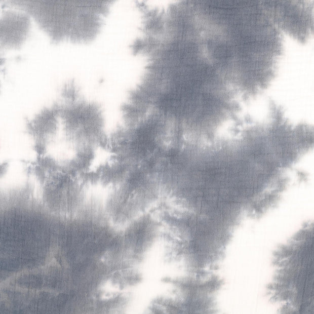 Muselina tela Batik Gris