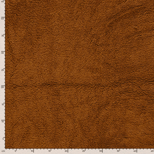 Sherpa Fleece fabric Unicolour Caramel