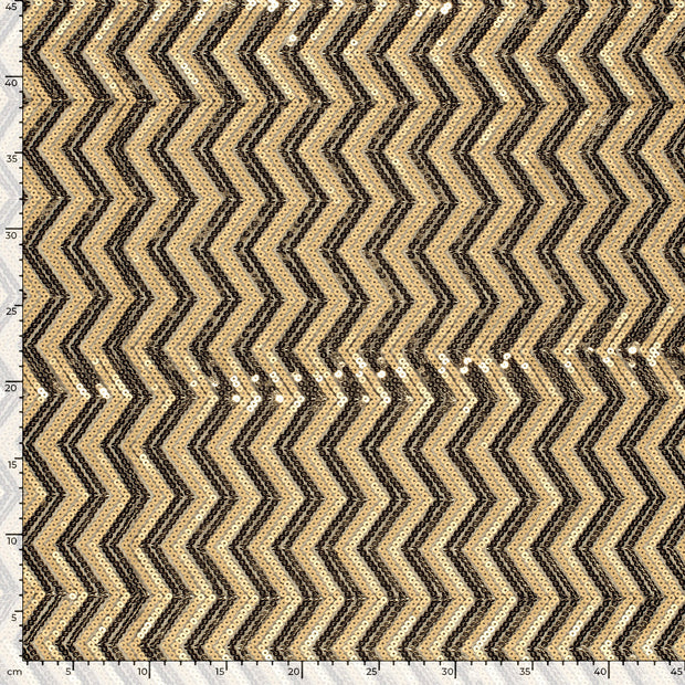 Mesh fabric Unicolour Gold