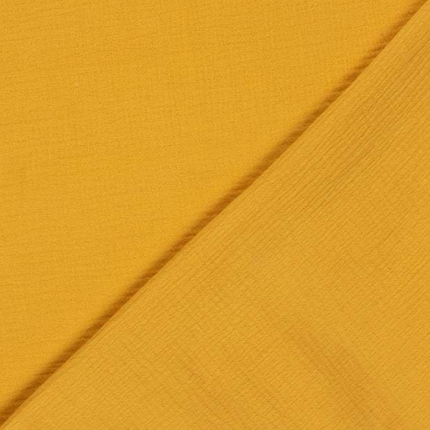 Double gaze tissu Unicolore 