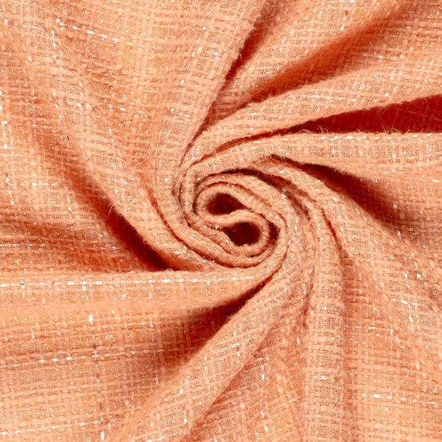 Jacquard fabrik Uni Wollweiß