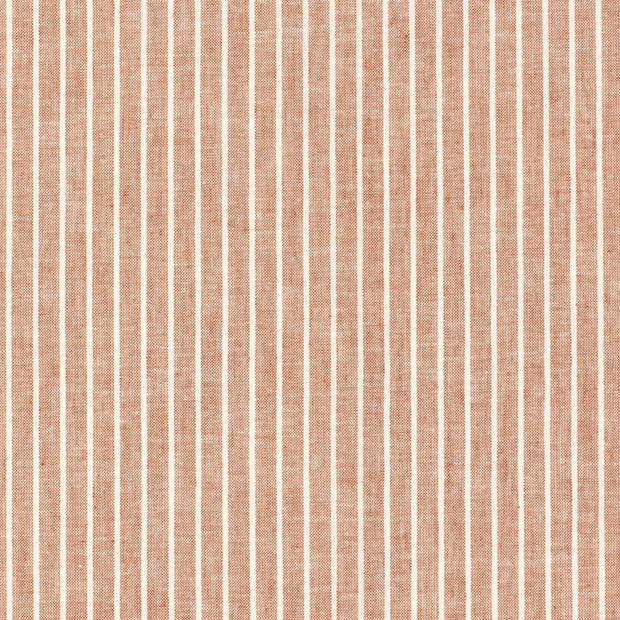 Chambré fabric Stripes Brique
