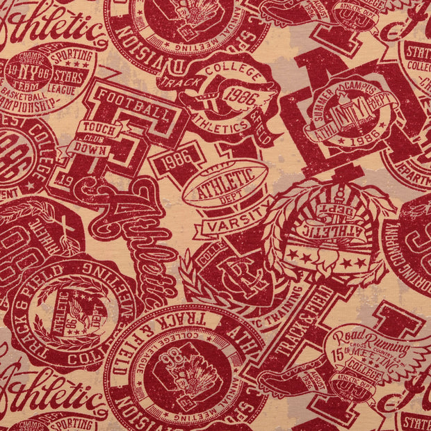 French Terry fabric School Bordeaux