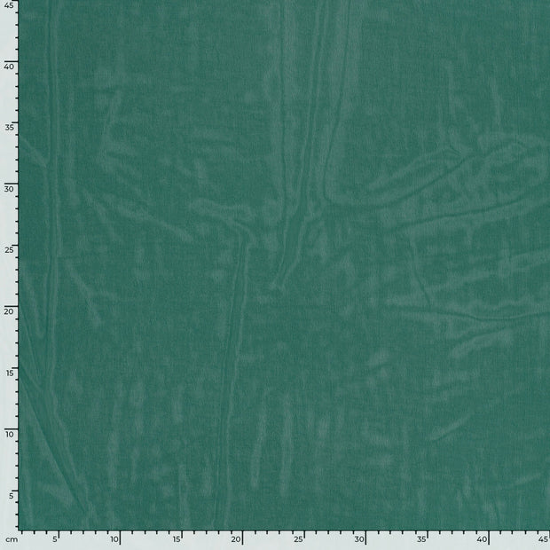 Chiffon fabric Unicolour Dark Green