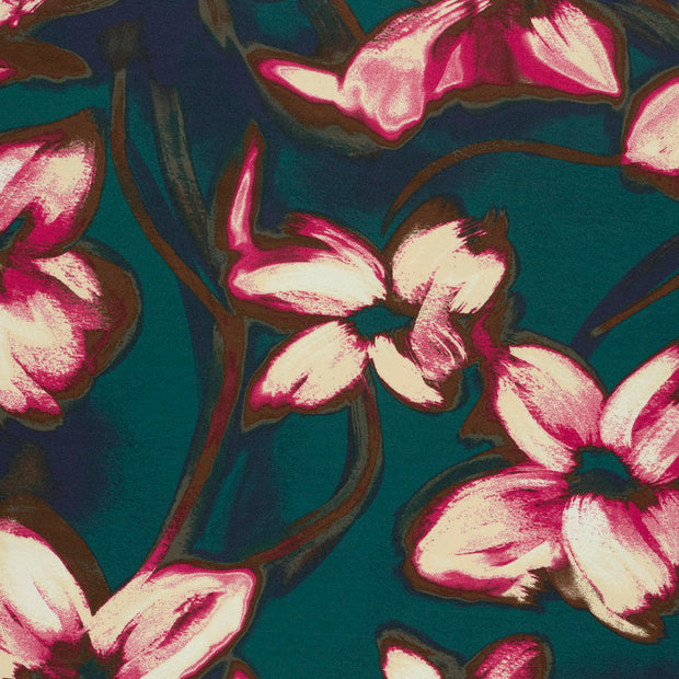 Punta di Roma fabric Petrol matte 