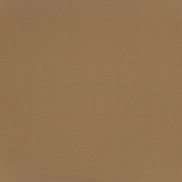 French Terry GOTS organic fabric Camel matte 