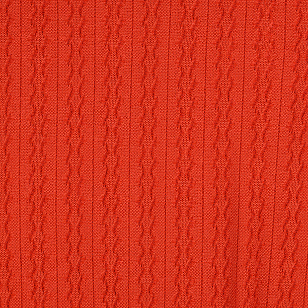 Heavy Knit fabric Orange 