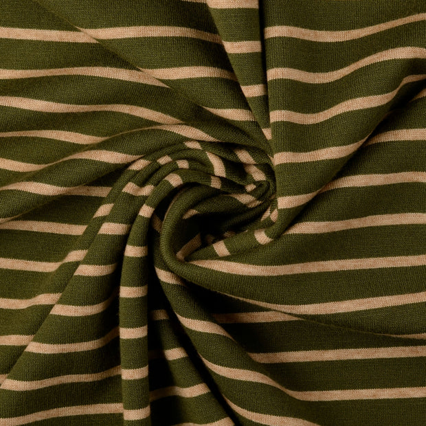 Heavy Knit fabric Olive Green 