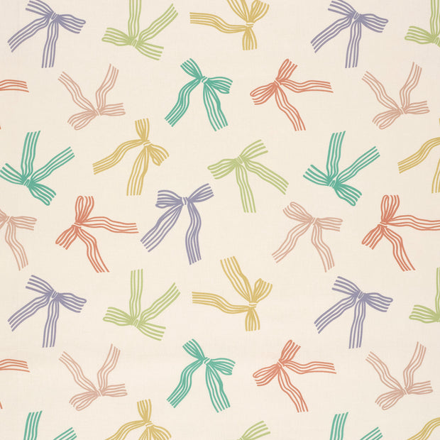 Cotton Poplin fabric Off White matte 