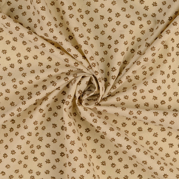Cretonne fabric Beige 