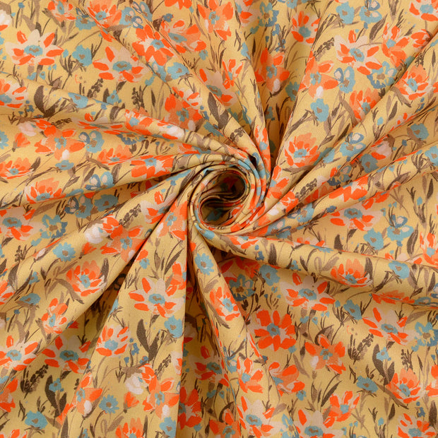 Cretonne fabric Beige 