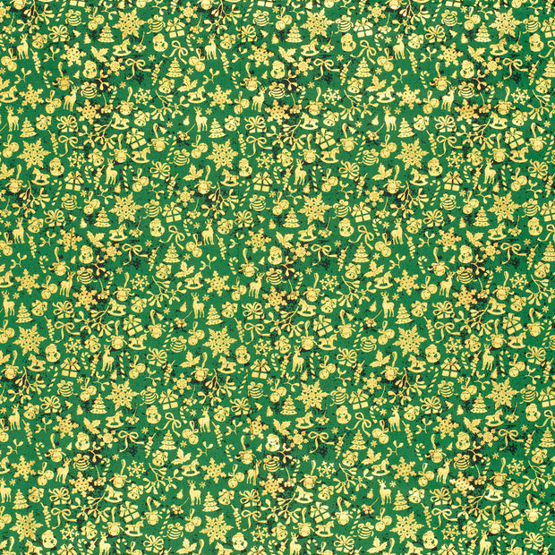 Cotton Poplin fabric Green 