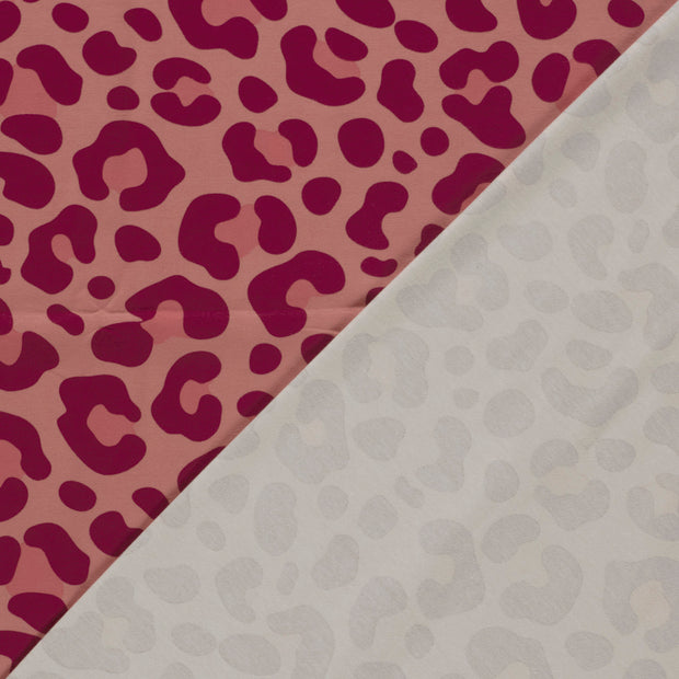 Jersey fabric Panther printed 